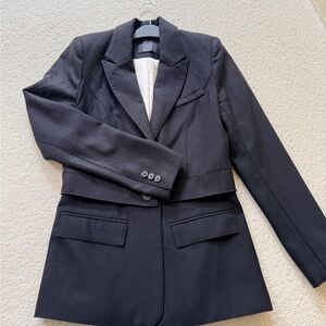 Smythe Black Blazer - 2 in 1 Jacket